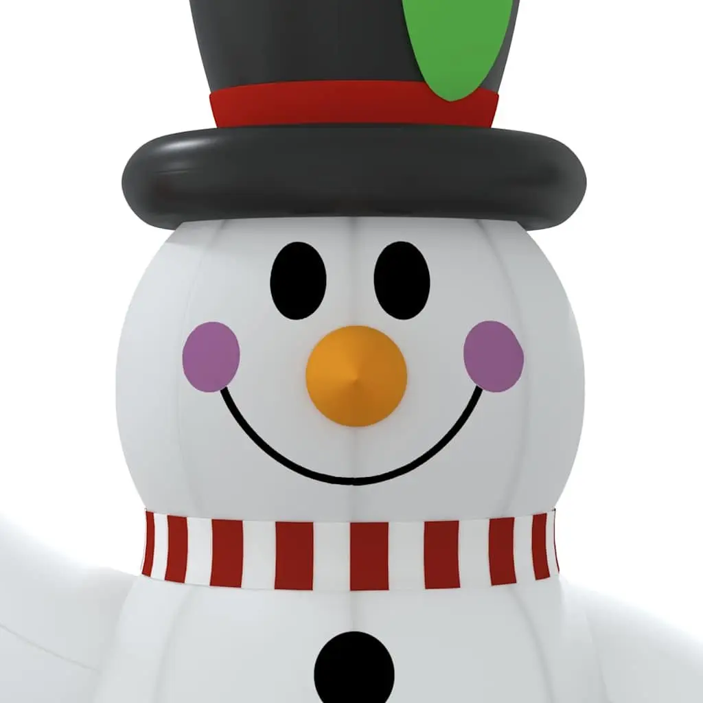 Inflatable 240cm Snowman Decoration for Easy Holiday Cheer