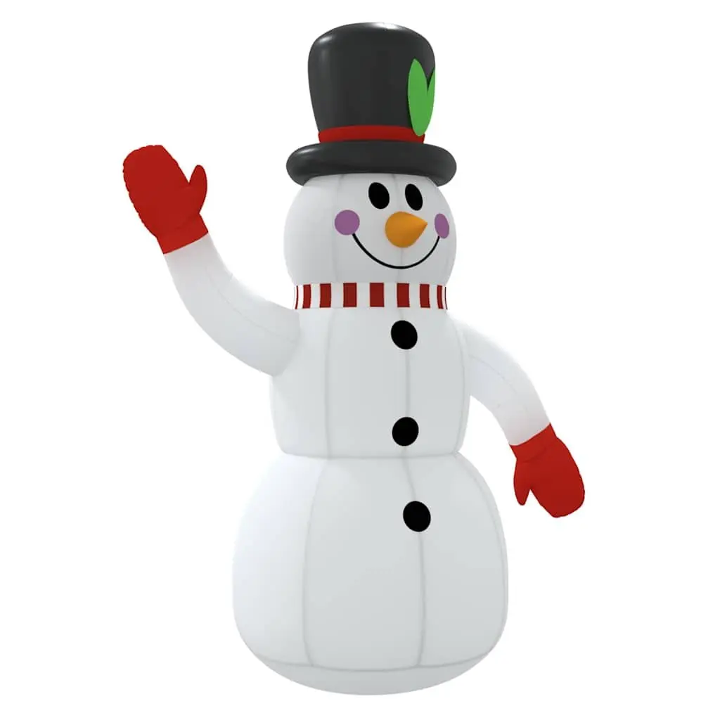 Inflatable Snowman 300cm Oxford Fabric with LED Lights Outdoor Garden Holiday Decoration