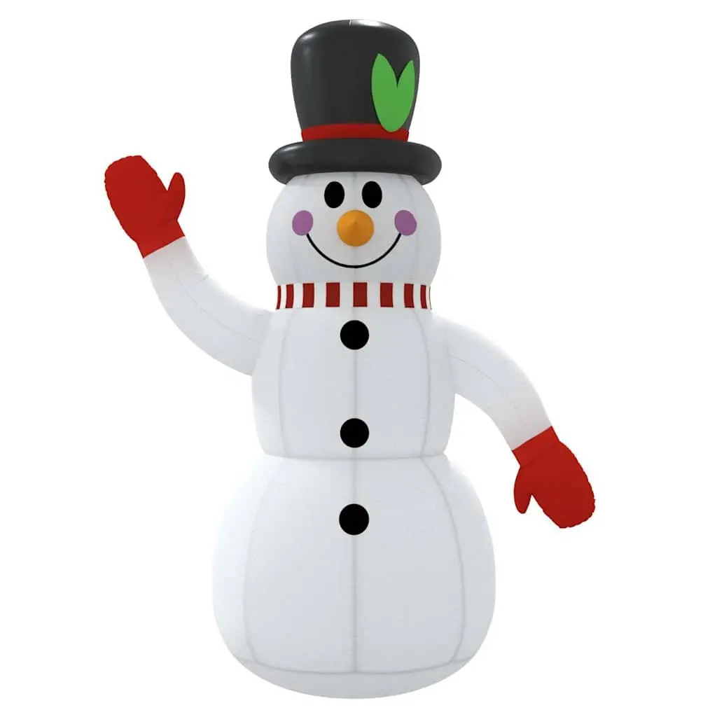 Inflatable Snowman 300cm Oxford Fabric with LED Lights Outdoor Garden Holiday Decoration