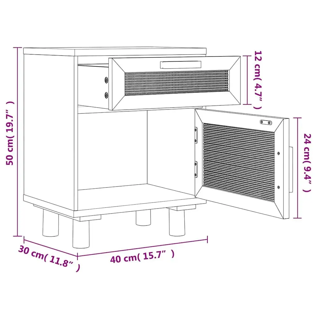 Bedside Cabinet for Bedroom or Living Room Use