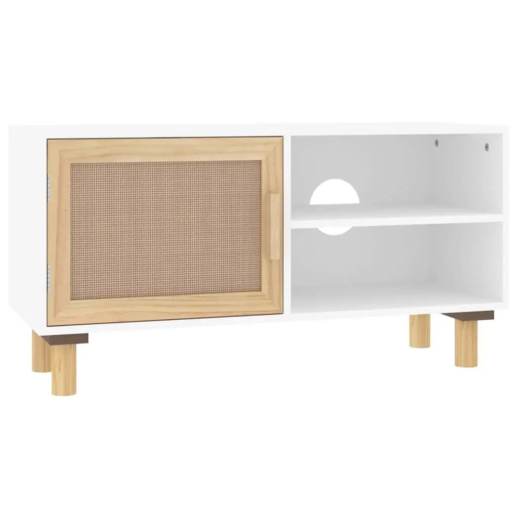 White TV Cabinet for Media Organization