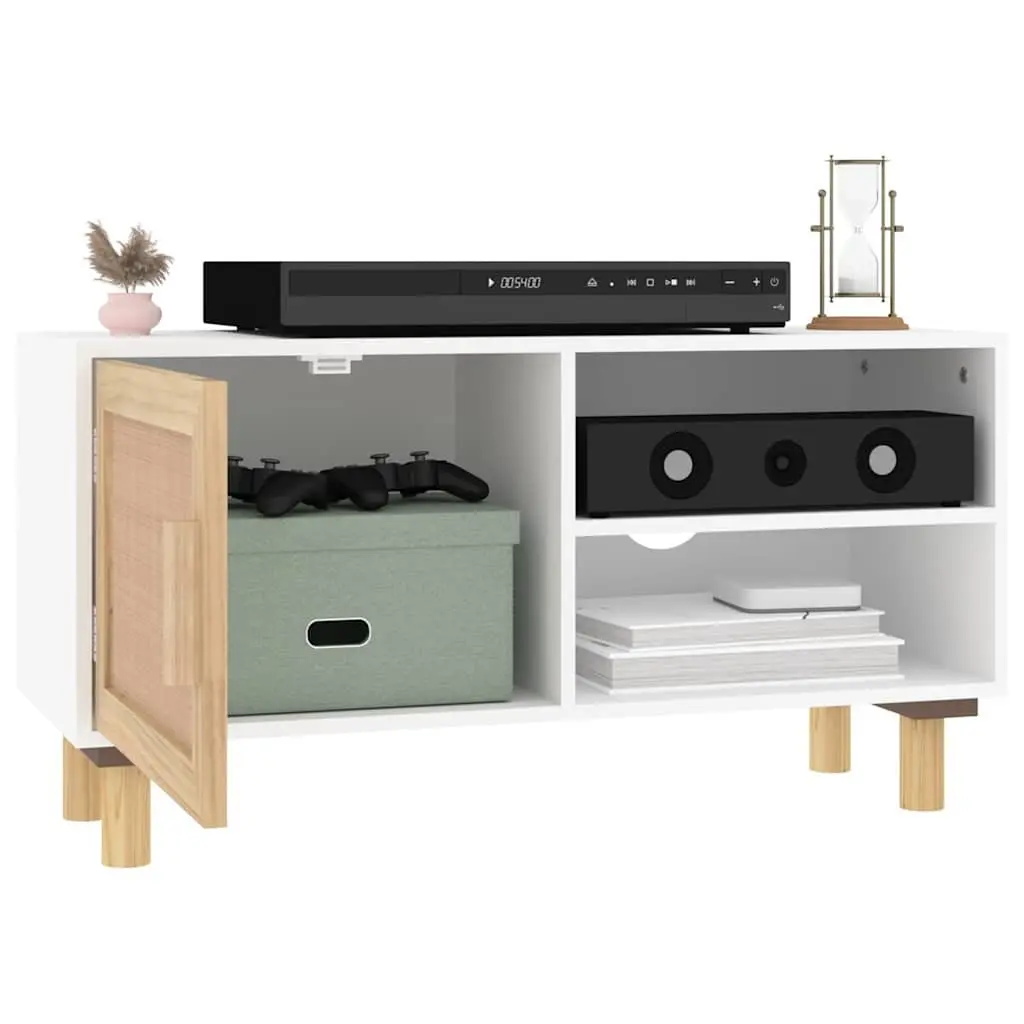 White TV Cabinet for Media Organization