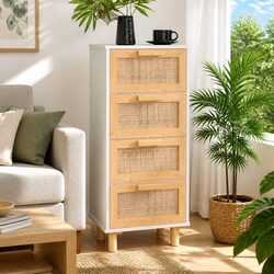 Practical White Sideboard for Organized Living Areas