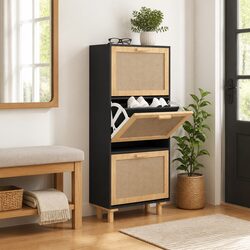 Practical Shoe Cabinet for Hallways and Entryways