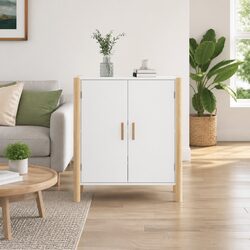 Versatile White Sideboard Cabinet for Various Rooms