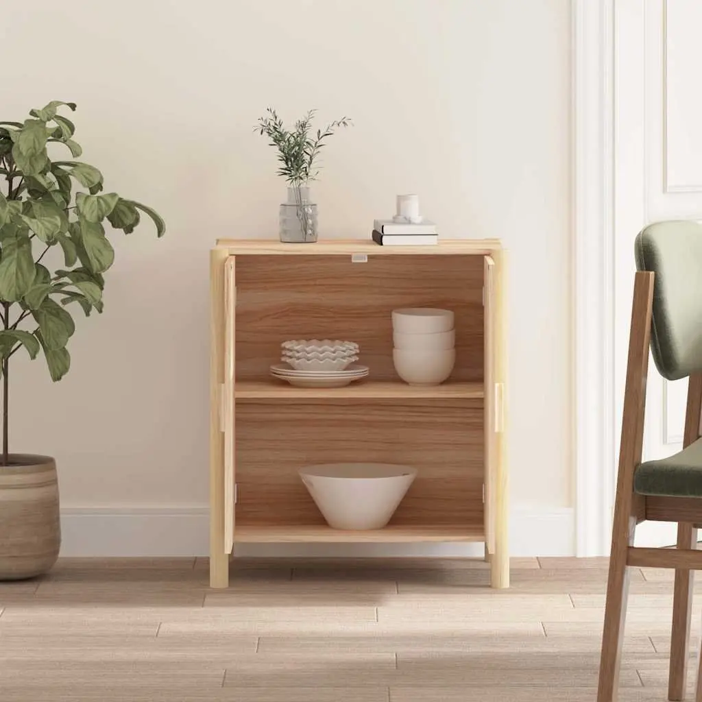 Storage Cabinet Sideboard Brown Engineered Wood 70 cm x 62 cm x 38 cm Home Furniture