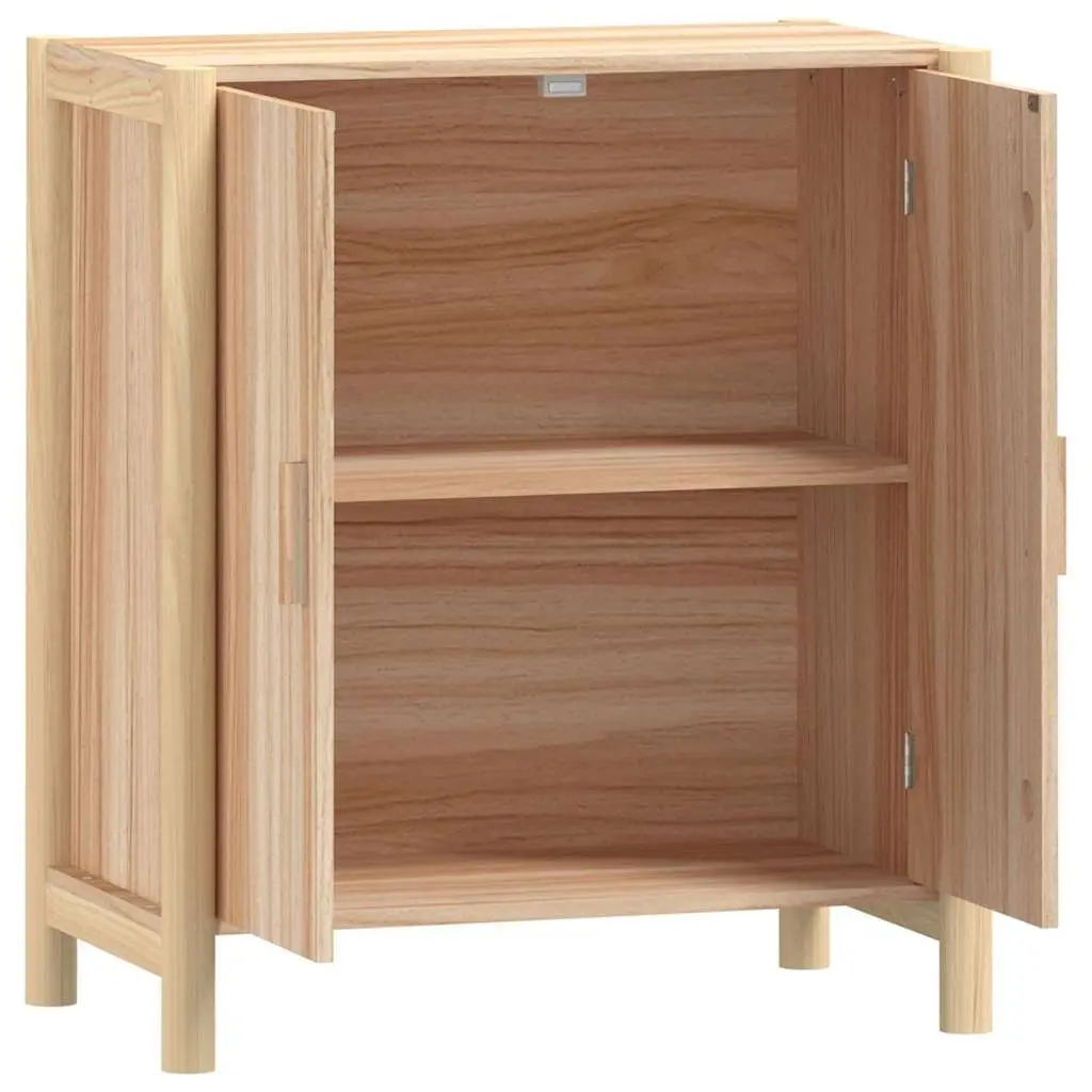 Storage Cabinet Sideboard Brown Engineered Wood 70 cm x 62 cm x 38 cm Home Furniture