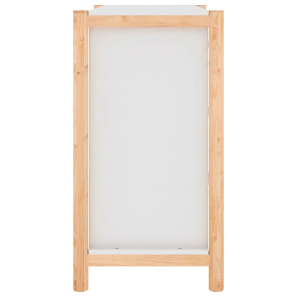 White Sideboard Storage Cabinet 62x38x70cm