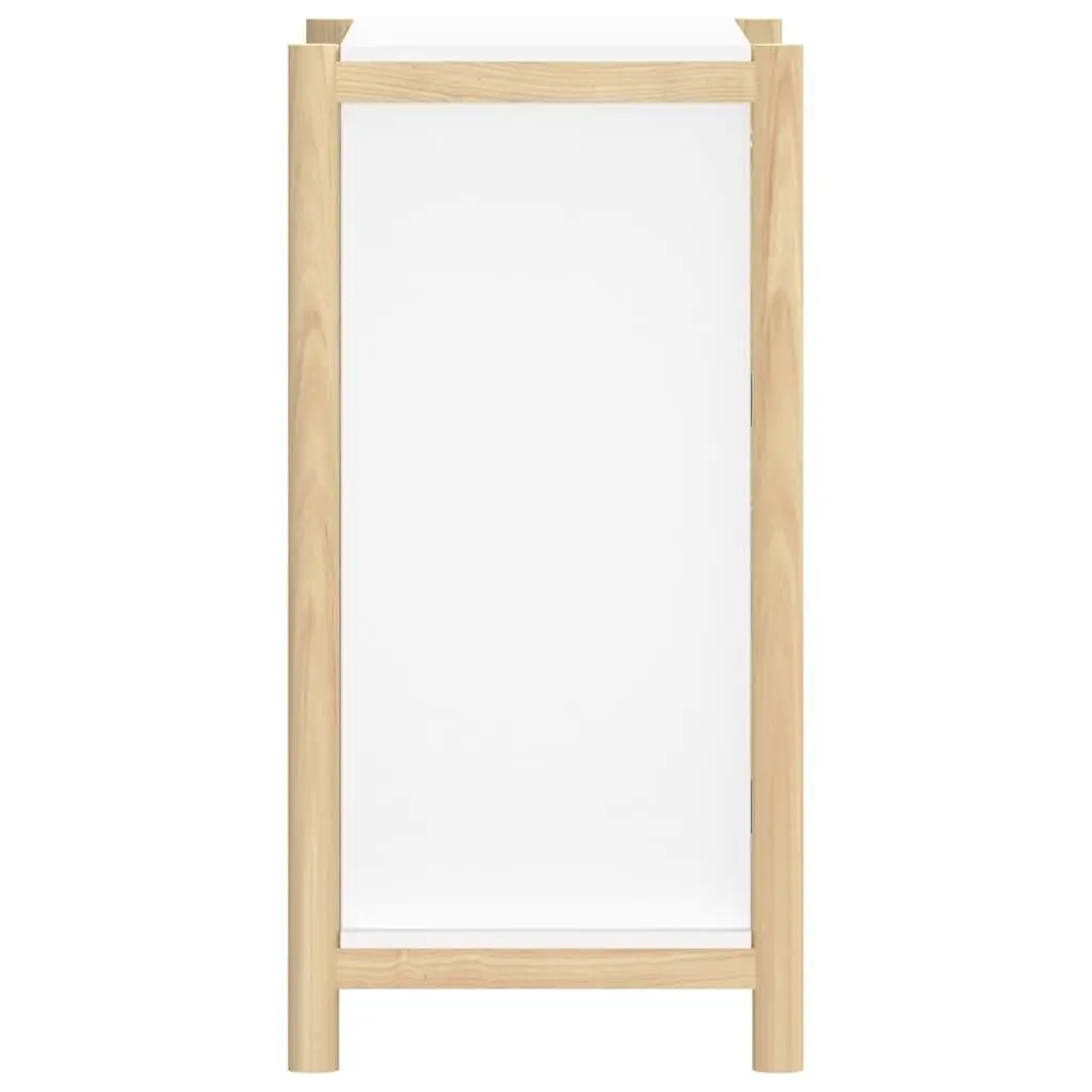 Sideboard White Storage Cabinet 62x38x75cm Engineered Wood Living Room Furniture