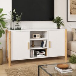 Versatile White Sideboard for Everyday Use