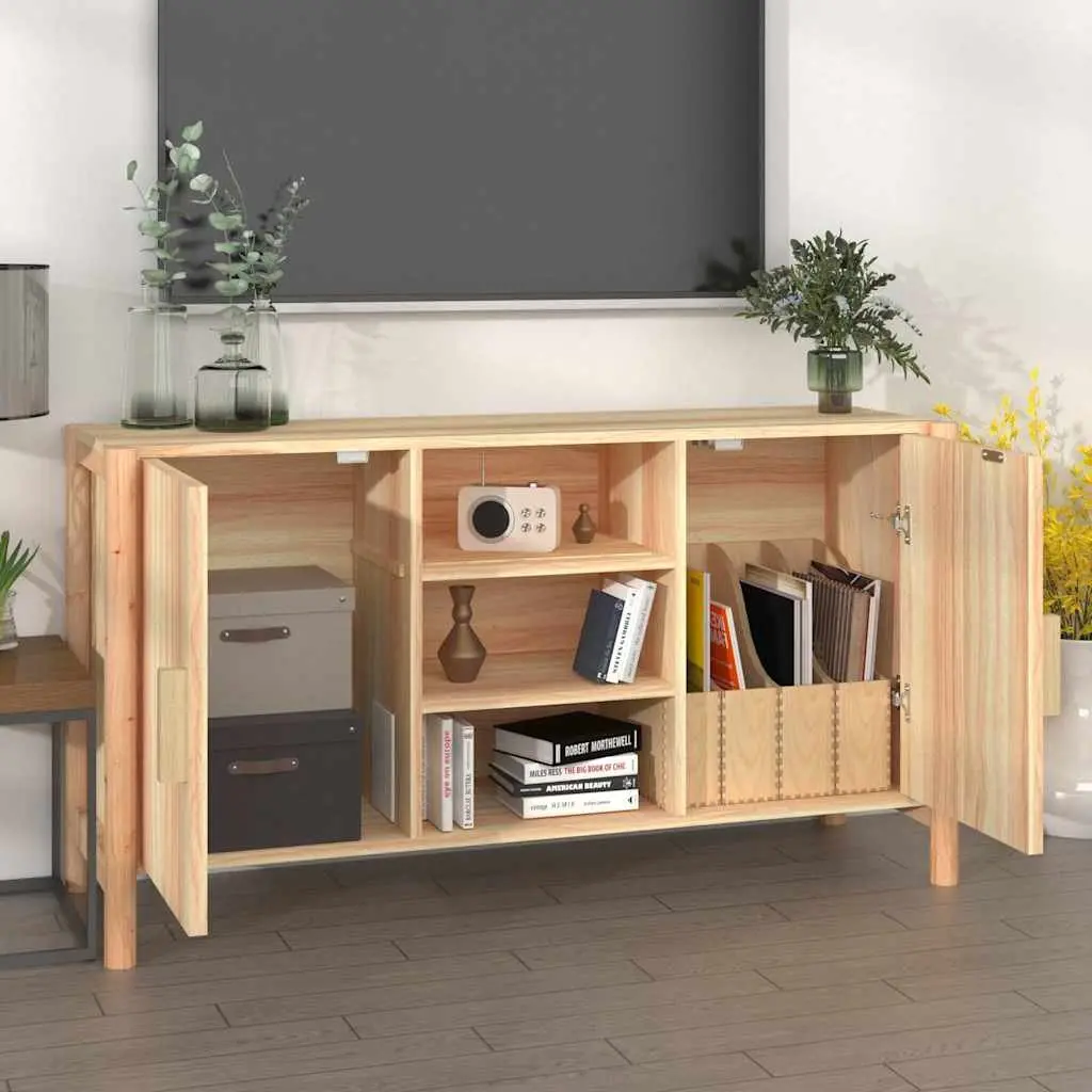 Sideboard Cabinet 107x38x60 cm Brown Storage Buffet Furniture Engineered Wood
