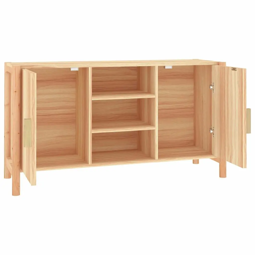 Sideboard Cabinet 107x38x60 cm Brown Storage Buffet Furniture Engineered Wood