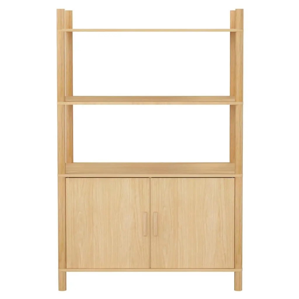 Highboard Sideboard Cabinet Storage Furniture Brown Engineered Wood 80x40x121cm