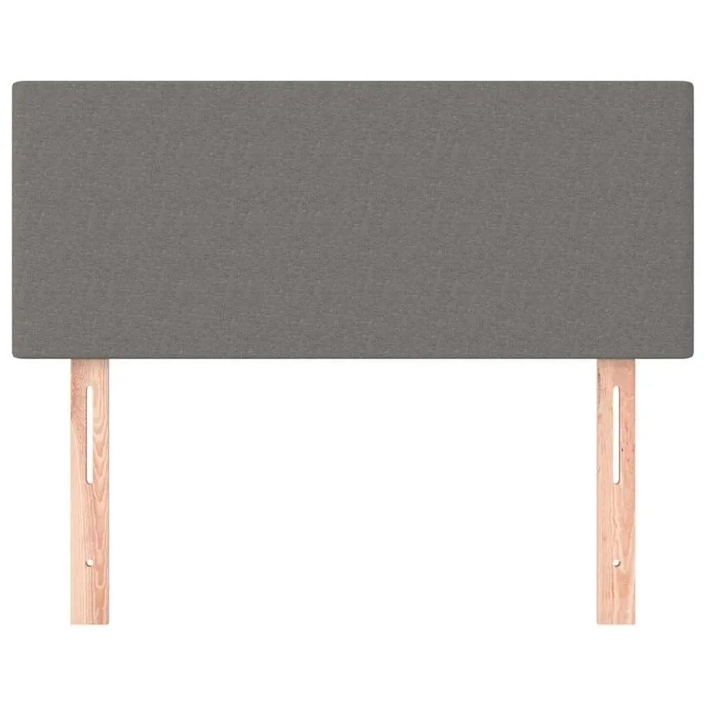 Fabric Headboard 100cm Adjustable Height Dark Grey Bedroom Bed Support