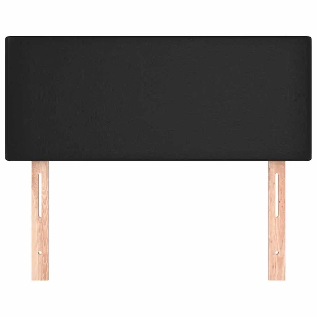 Faux Leather Headboard 100cm Adjustable Height Black
