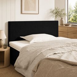 Headboard Black 100 cm Velvet Bedroom Furniture Bed Back Support Adjustable