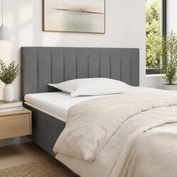 Practical Dark Grey Headboard for Everyday Use 100x5x78/88 cm