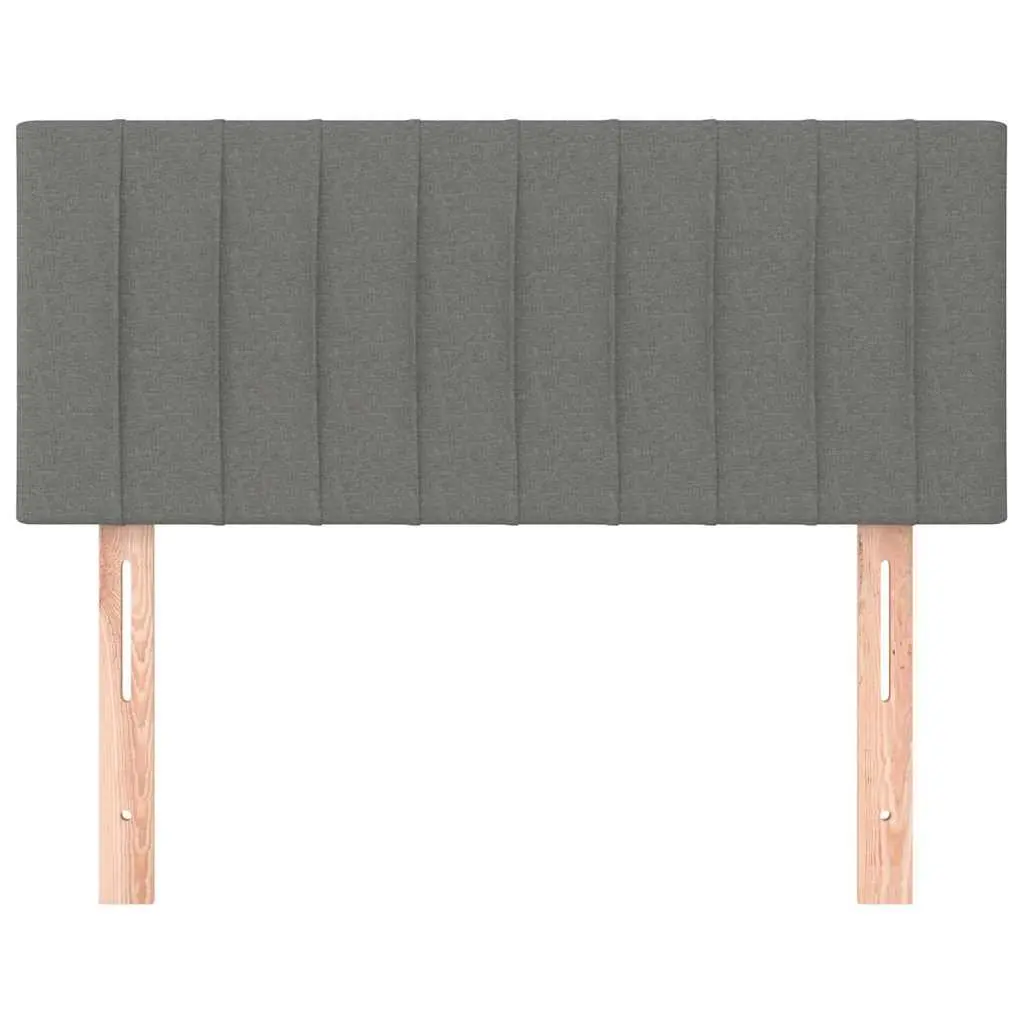 Headboard Fabric Dark Grey 100x5x78/88 cm Bedroom Furniture Adjustable Height