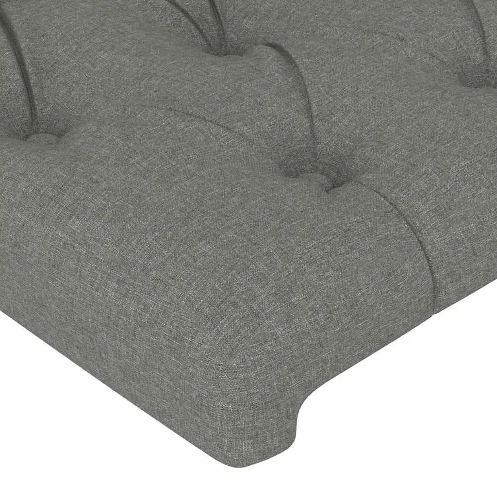 Dark Grey Fabric Headboard for Any Bedroom