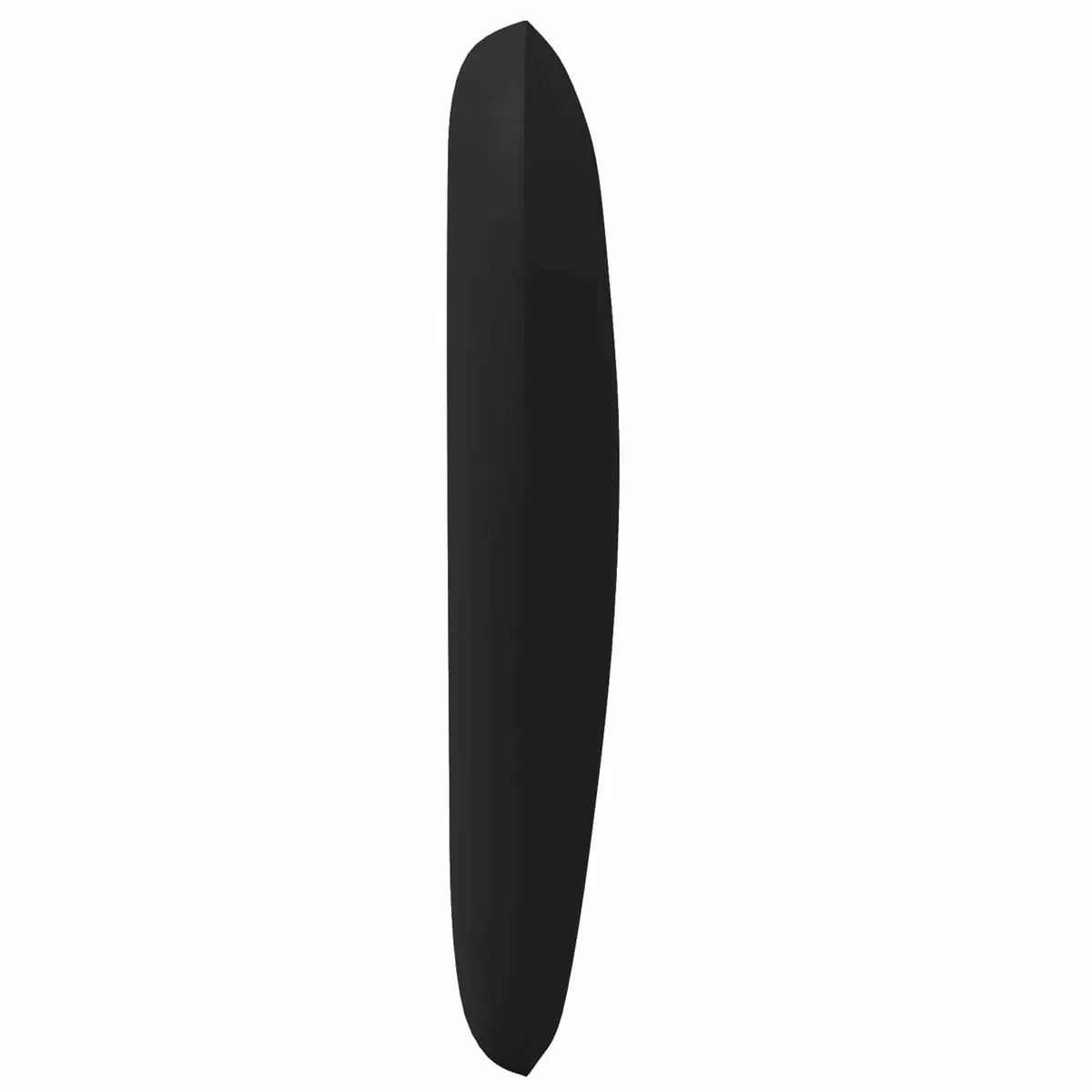 Headboard Ear Wave Design Black Modern Bedroom Furniture PVC Foam Support
