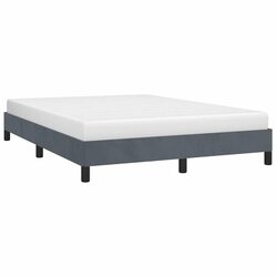 Versatile Grey Velvet Double Bed Frame for Every Bedroom