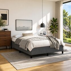 Practical Grey Double Bed Frame for Everyday Use