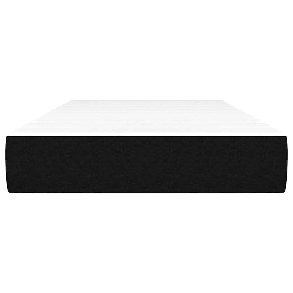 Pocket Spring Bed Mattress Fabric Medium Black 90x190x20cm Sleep Support