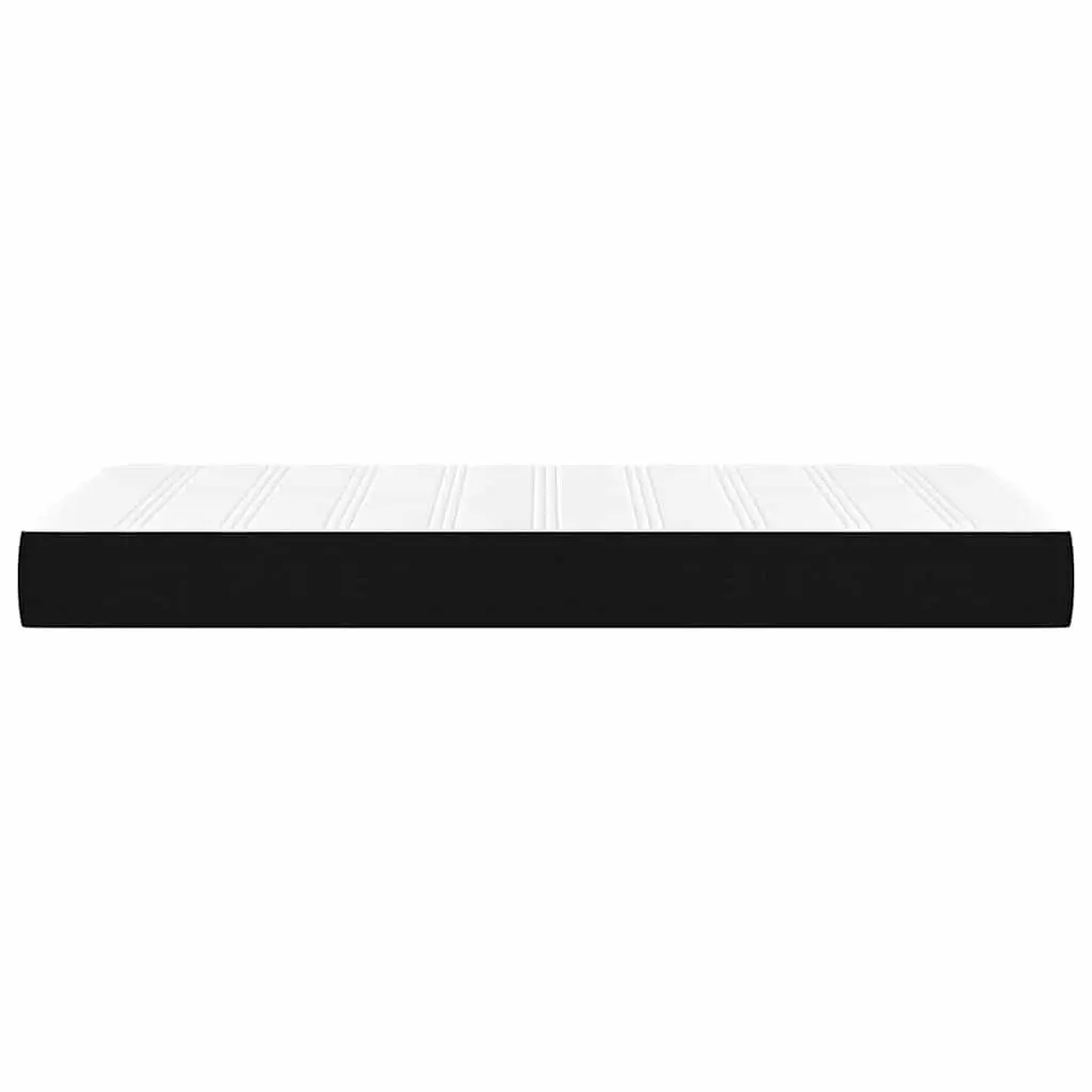 Pocket Spring Bed Mattress Fabric Medium Black 90x190x20cm Sleep Support
