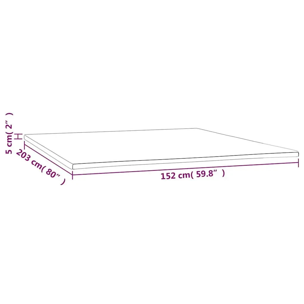 Queen Mattress Topper 152x203x5 cm for Home Use