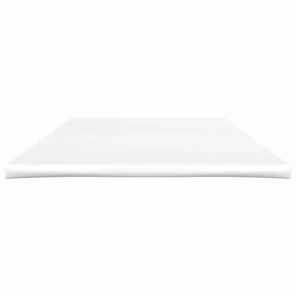 Mattress Topper Soft Foam 107x203x5cm Super Single White Washable Cover