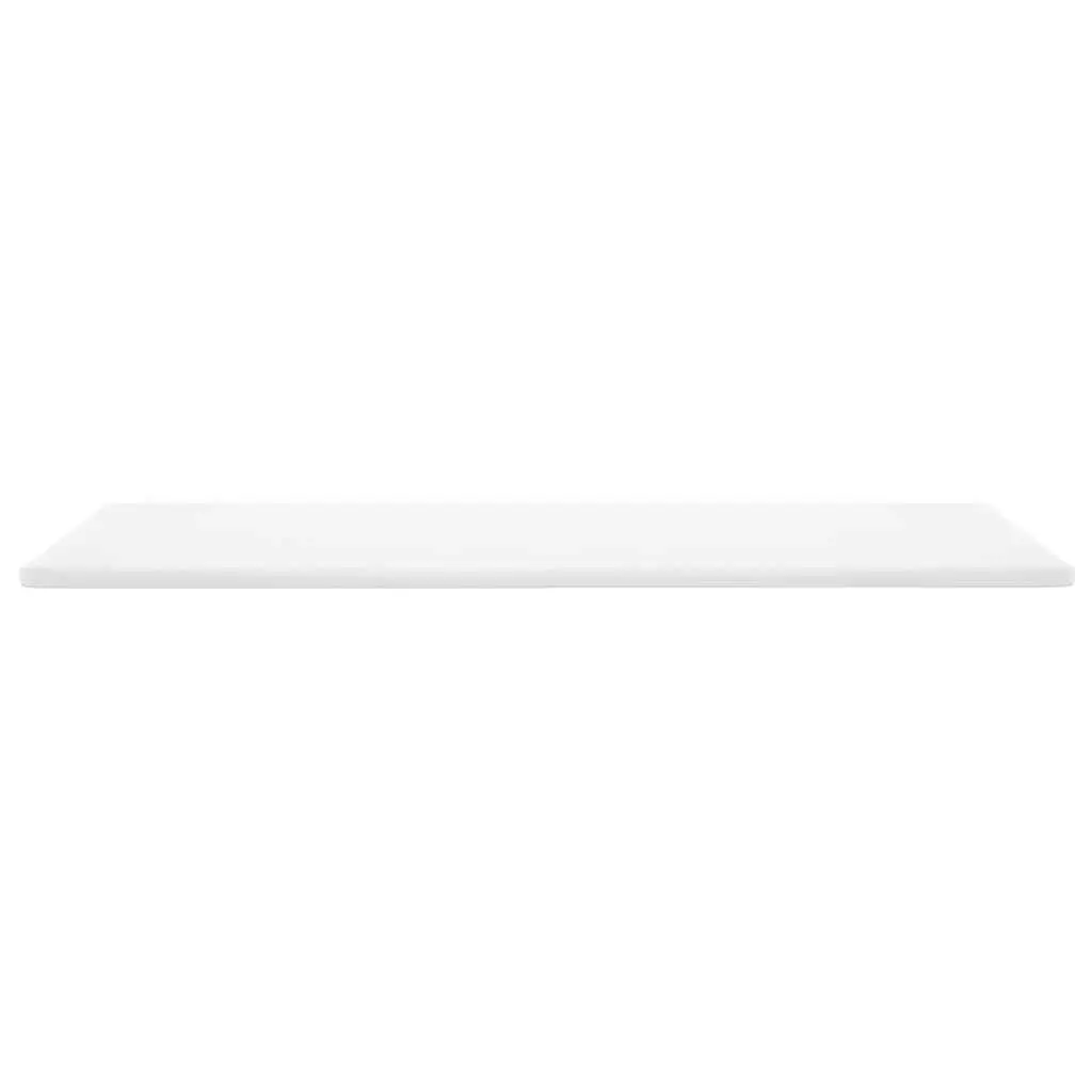 Mattress Topper Soft Foam 107x203x5cm Super Single White Washable Cover