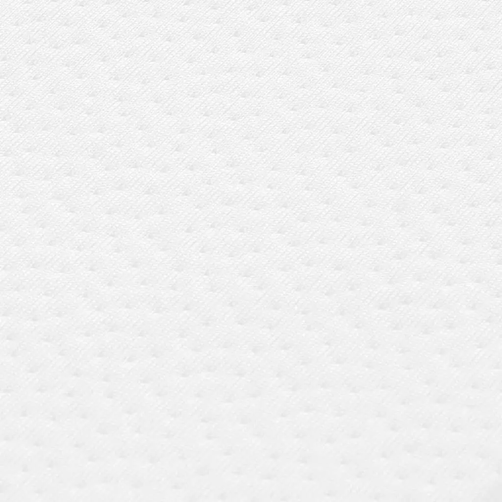 Mattress Topper Soft Foam 107x203x5cm Super Single White Washable Cover