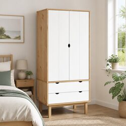 Wooden Wardrobe for Everyday Use and Versatile Storage