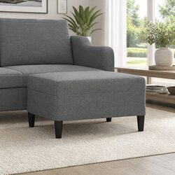 Functional Dark Grey Footstool for Every Home