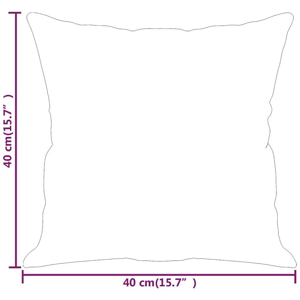 Throw Pillows Velvet Dark Grey 40x40 cm Soft Square Cushions 2 pcs Decor