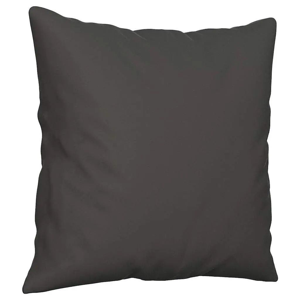 Throw Pillows Microfibre 40x40 cm Grey 2 pcs Square Cushions Sofa Decor