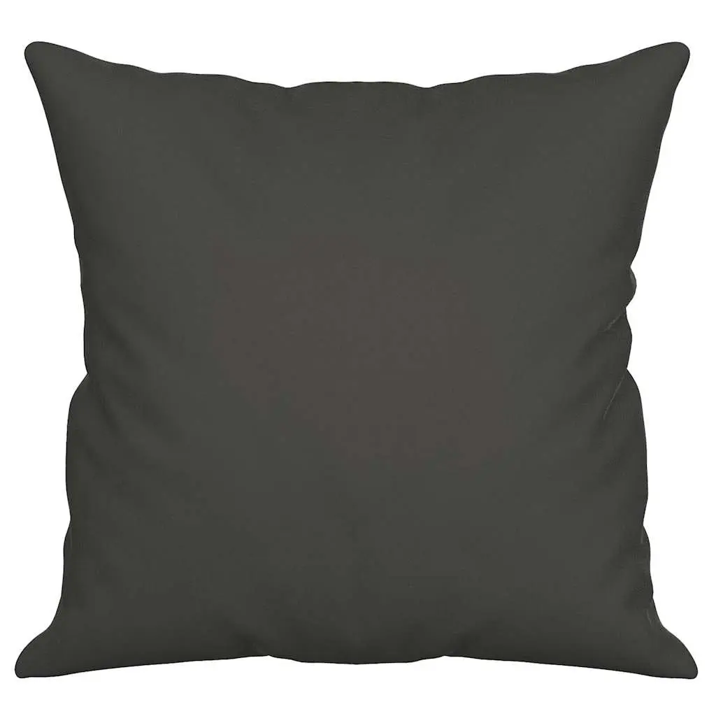 Throw Pillows Microfibre 40x40 cm Grey 2 pcs Square Cushions Sofa Decor