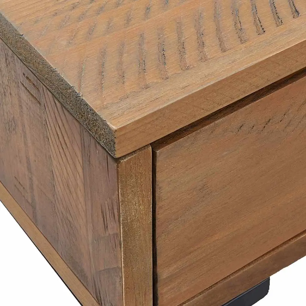 Coffee Table 90x50x35cm Wooden Living Room Furniture Storage Drawer Open Shelf