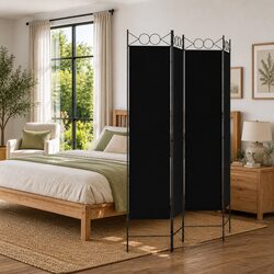 Practical 4-Panel Room Divider for Everyday Use
