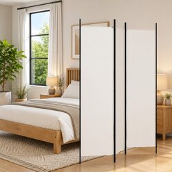 Practical 3-Panel Room Divider for Everyday Use
