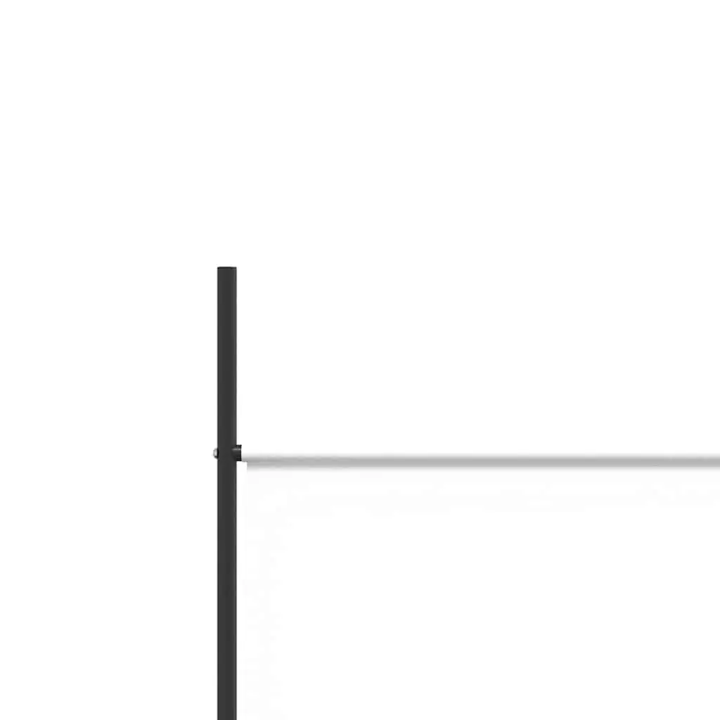 3-Panel Room Divider Screen White Foldable Privacy Partition Fabric 150x200cm