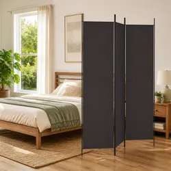 3-Panel Foldable Room Divider for Versatile Home Use