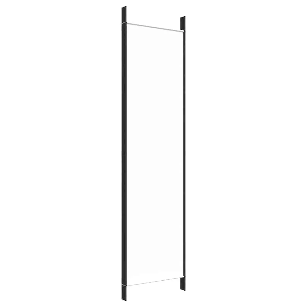 4 Panel Room Divider Fabric Foldable Privacy Partition 200 x 200 cm White