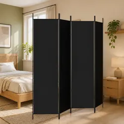 Versatile 4-Panel Divider for Practical Home Use