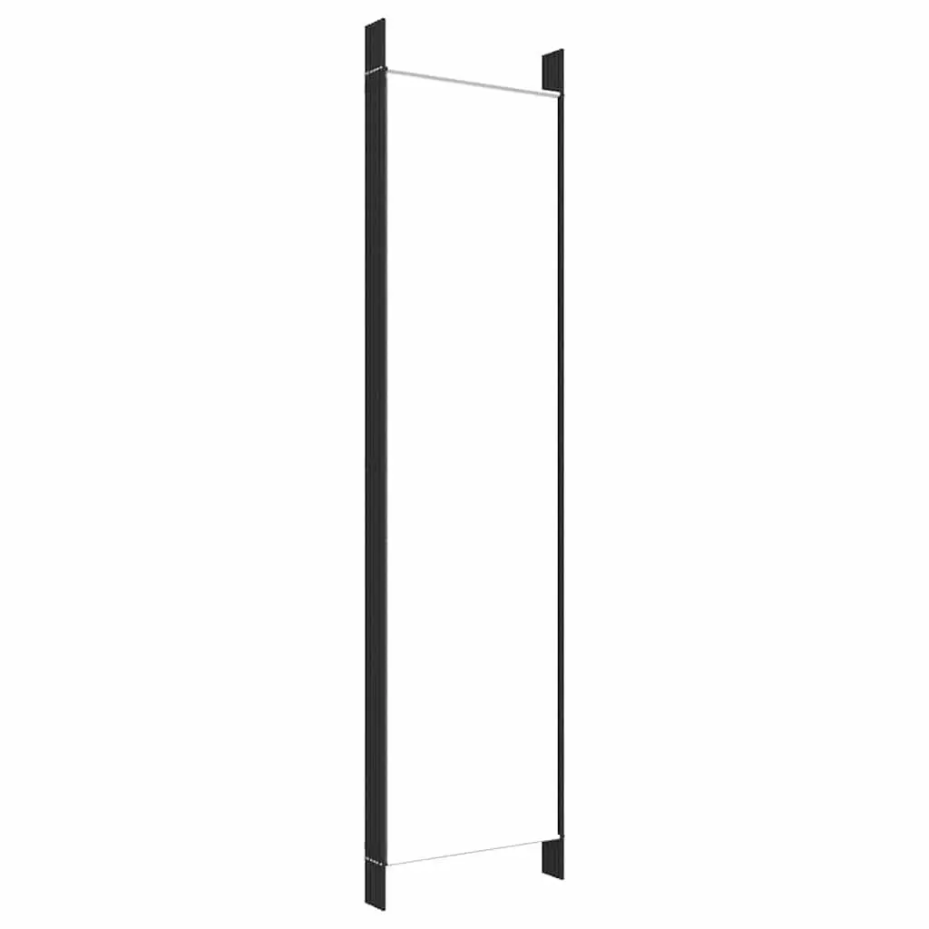 6 Panel Folding Room Divider White Polyester Privacy Screen 300x200 cm