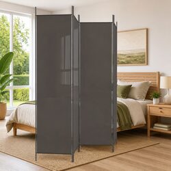 Functional 4-Panel Room Divider for Home Use