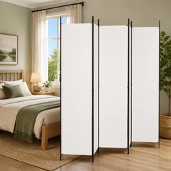 Versatile 5-Panel Room Divider for Home Use
