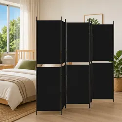 Practical 5-Panel Room Divider for Home Use 250x200 cm