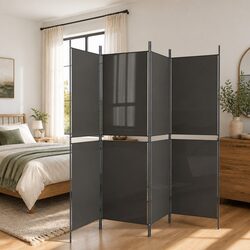 Functional 4-Panel Privacy Screen for Home Use