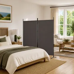 2-Panel Room Divider for Privacy and Aesthetics